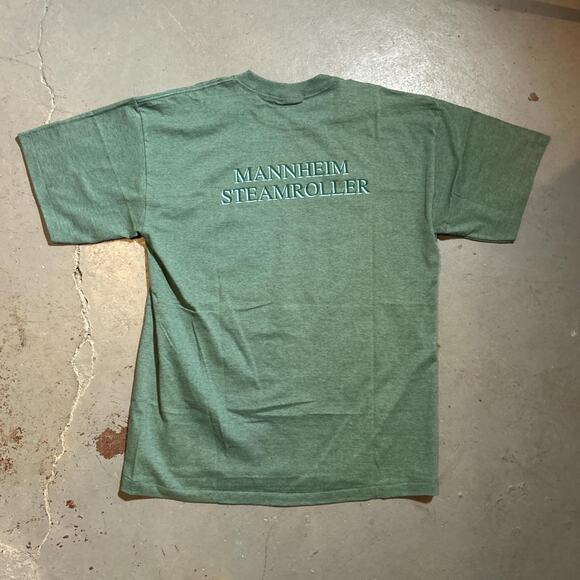 90s green mannheim steamroller tee - Picture 2 of 4